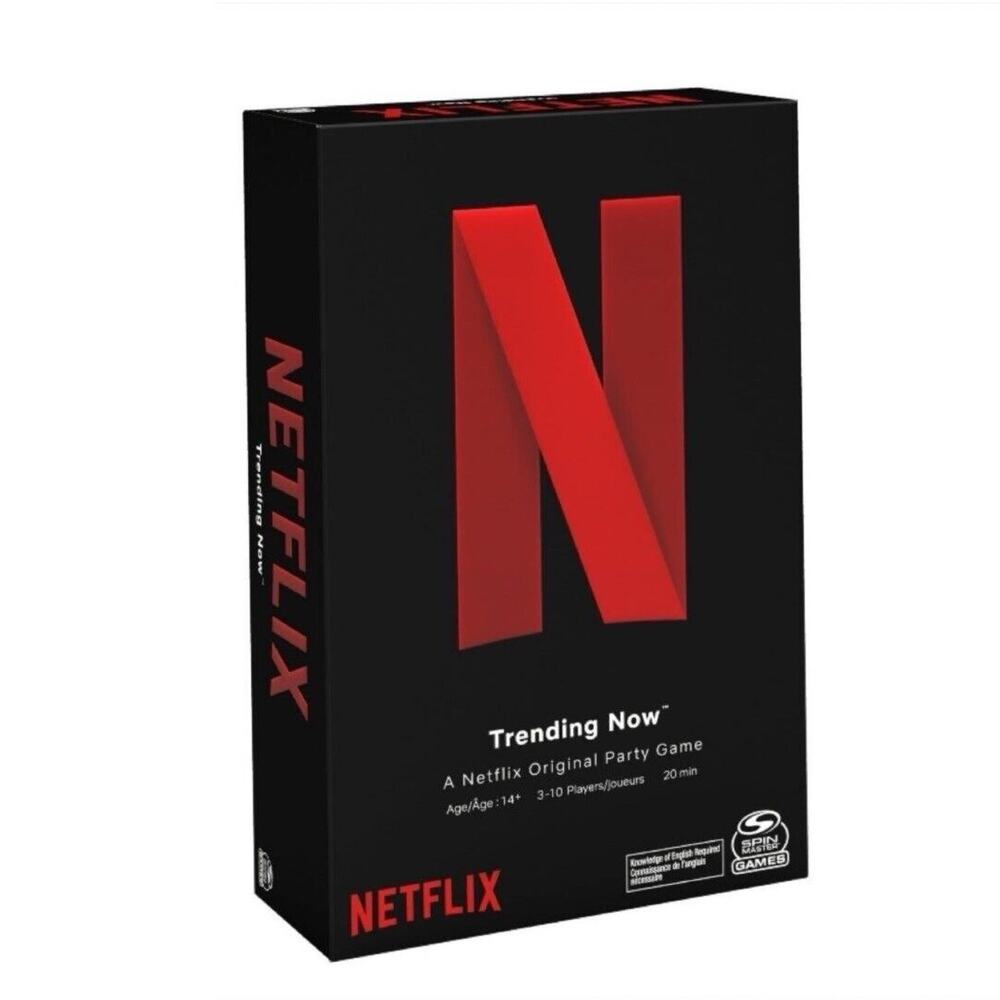 Netflix Trending Now Game Original Party Card Game Board Game 3-10 Players 14+